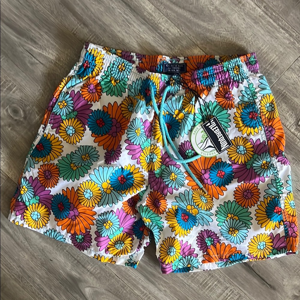Vibrant Floral Swim Shorts